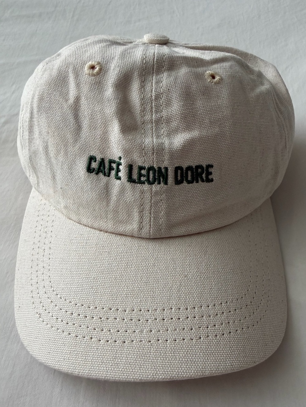 Aime Leon Dore AIME CAFE LEON DORE COTTON LOGO HAT NATURAL NWT